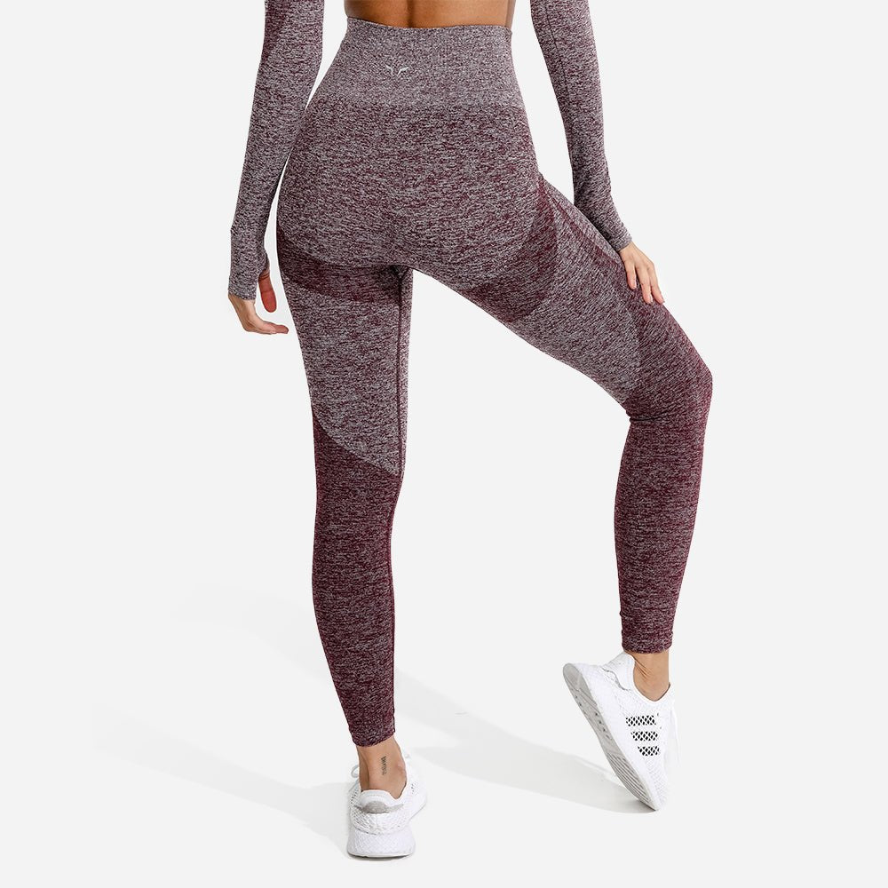 squatwolf-gym-leggings-for-women-marl-seamless-leggings-burgundy-workout-clothes