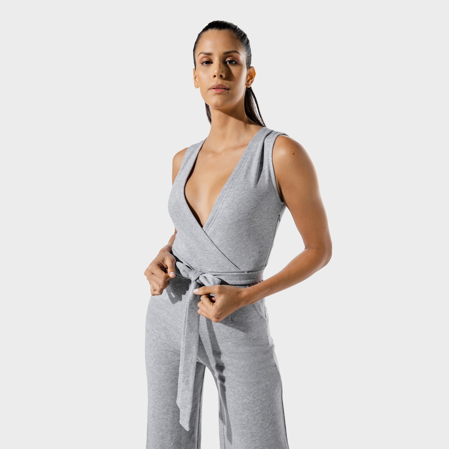 squatwolf-athletic-tops-womens-fitness-wrap-jumpsuit-grey-marl