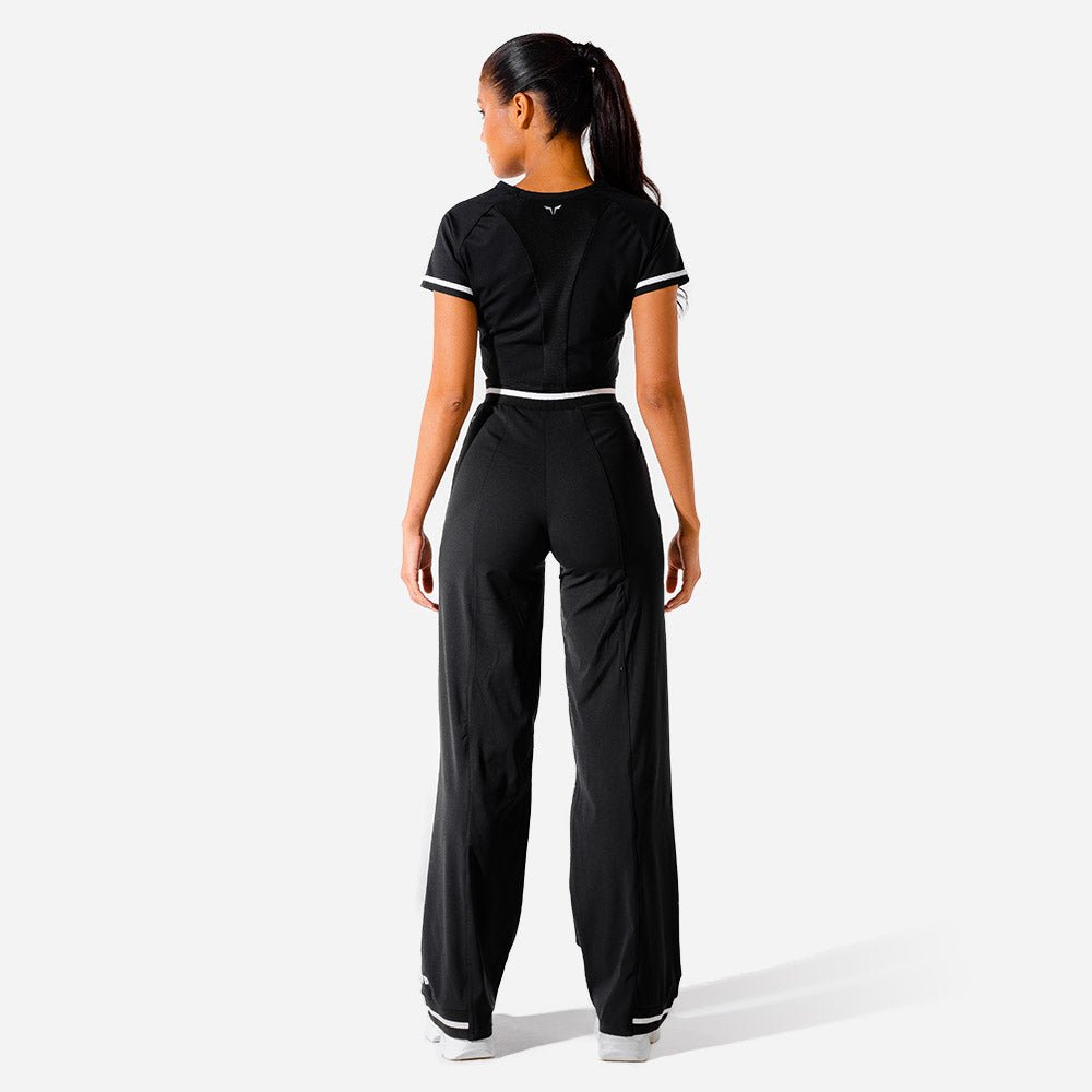 Adidas Damen Jumpsuit+Trainingsjacke 2in1 Übergröße Overall Hosen Anzug  schwarz | eBay