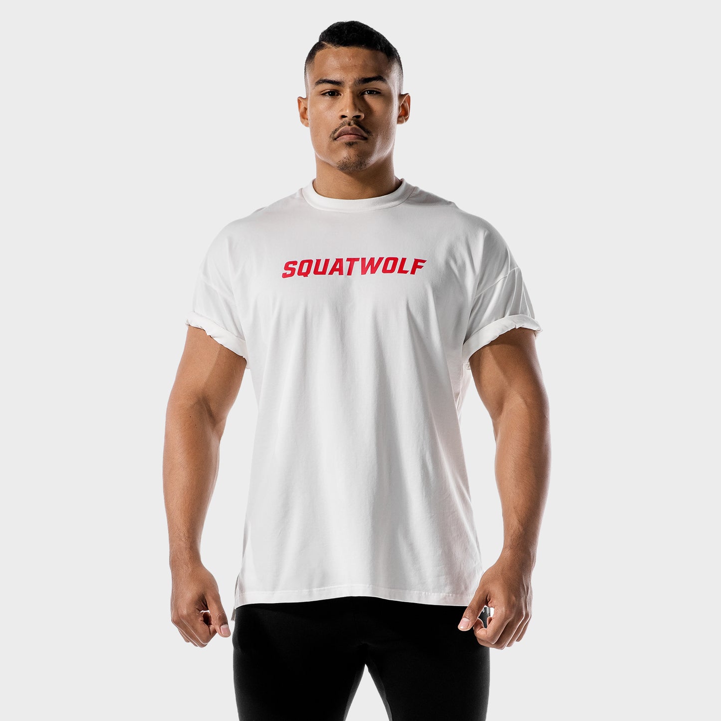 squatwolf-gym-t-shirts-for-women-iconic-oversize-tee-white-workout-clothes