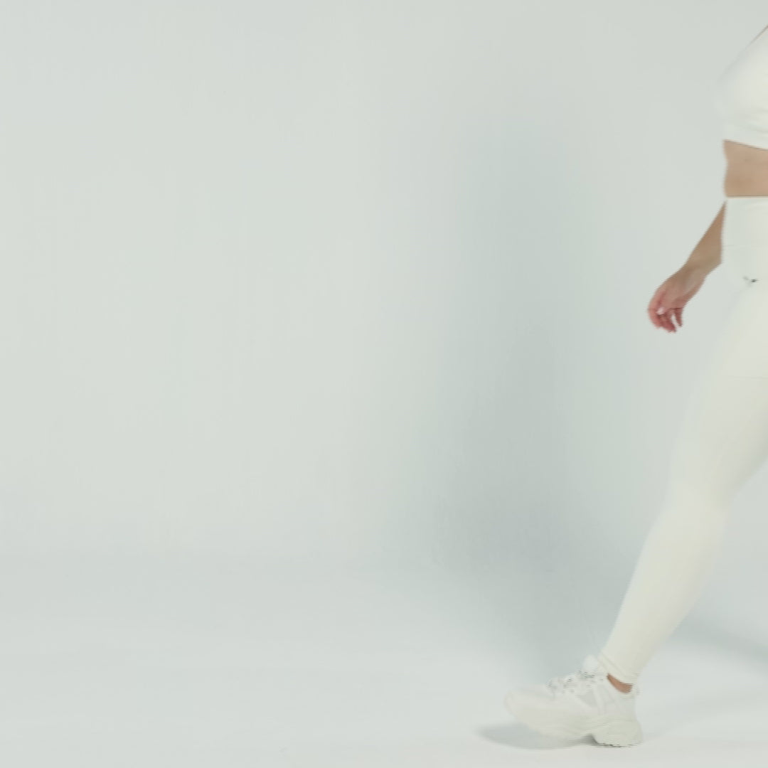 ZKHD Women's Athletic Yoga Pants Striped Printed Leggings Two-Tone  Patchwork Breathable Gym Leggings Female, White-XL