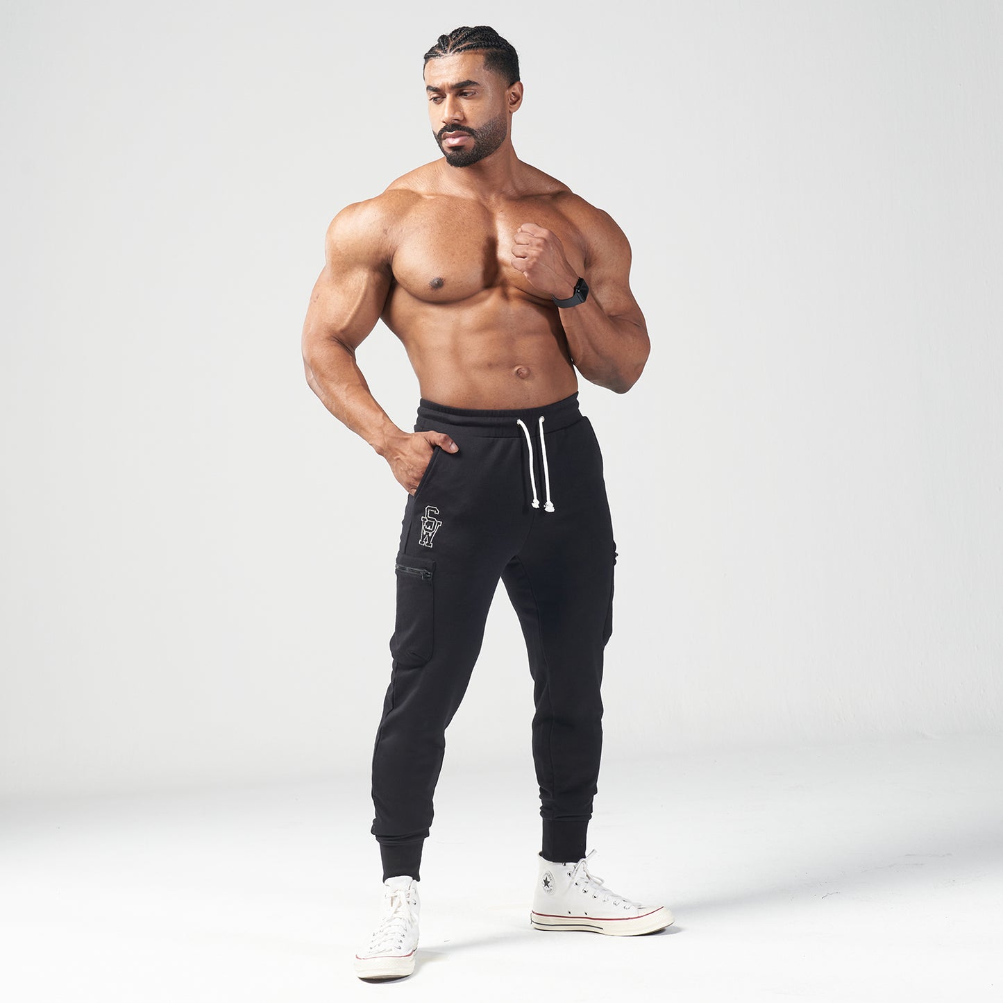 squatwolf-gym-wear-golden-era-cargo-joggers-black-workout-pants-for-men