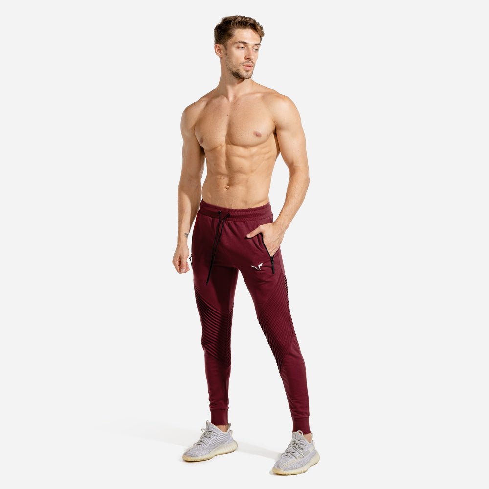 GB, Statement Ribbed Joggers - Nude, Gym Jogger Men