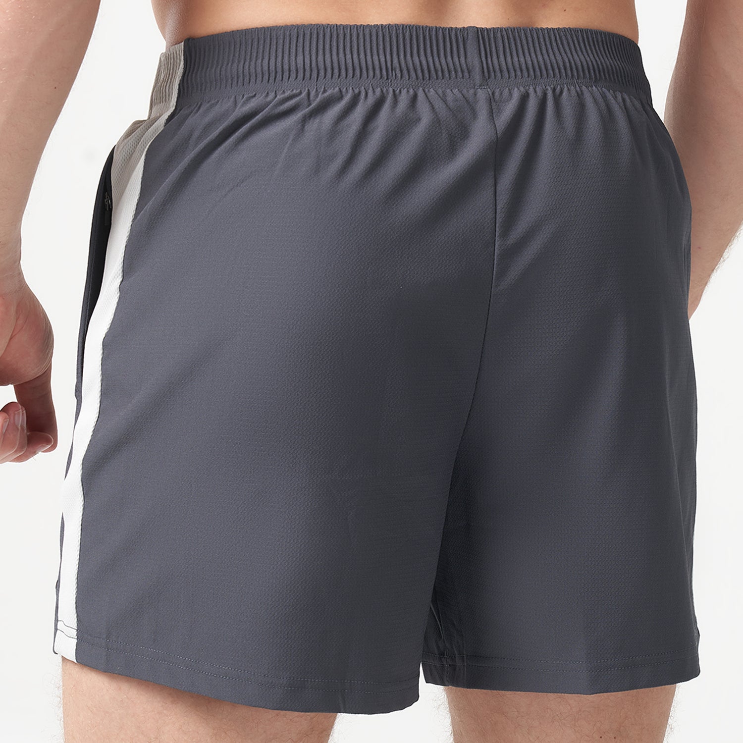 squatwolf-gym-wear-lab360-5-inch-superstretch shorts-grey-workout-short-for-men