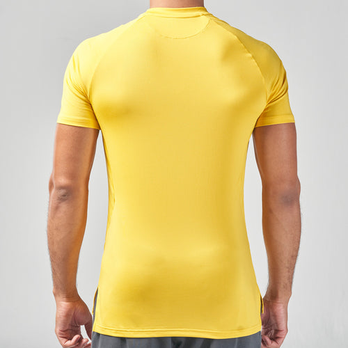 AE | Essential Ultralight Gym Tee - Yellow | Gym T-Shirts Men | SQUATWOLF