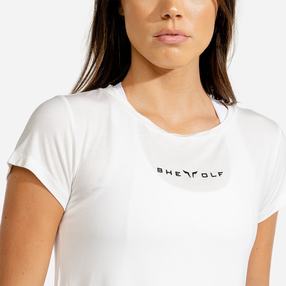 squatwolf-gym-t-shirts-for-women-warrior-crop-tee-white-workout-clothes