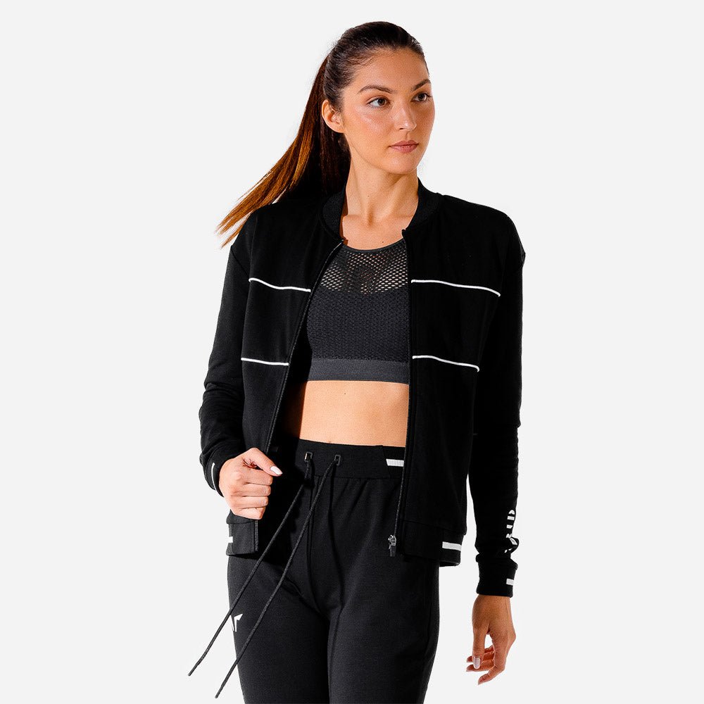 squatwolf-gym-hoodies-women-hybrid-zip-up-jacket-black-workout-clothes