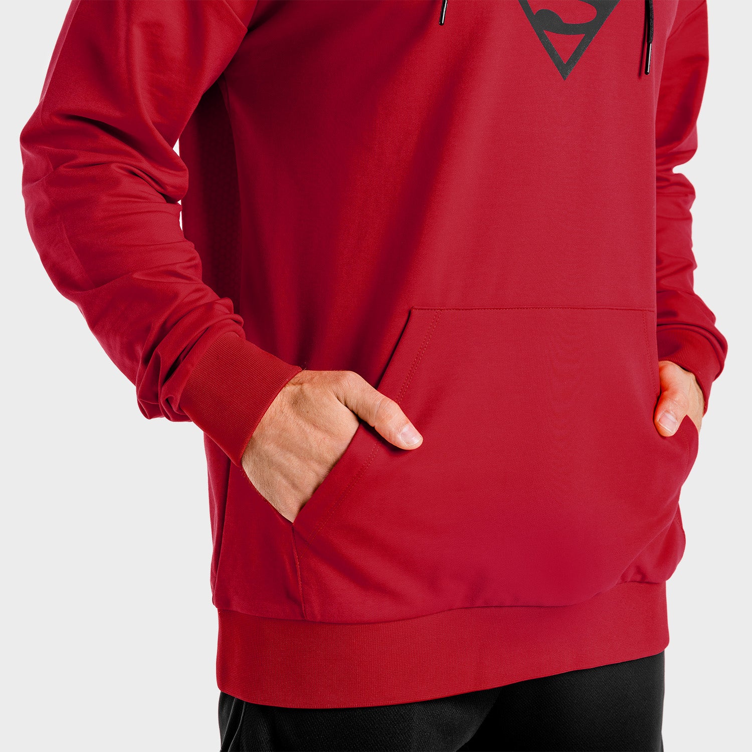 squatwolf-workout-hoodies-for-men-superman-gym-hoodie-red-gym-wear
