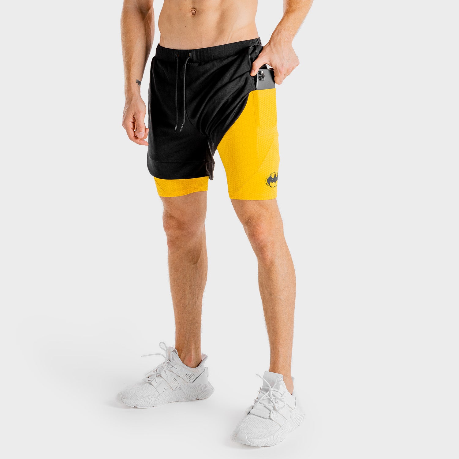 squatwolf-gym-wear-batman-gym-shorts-black-workout-short-for-men