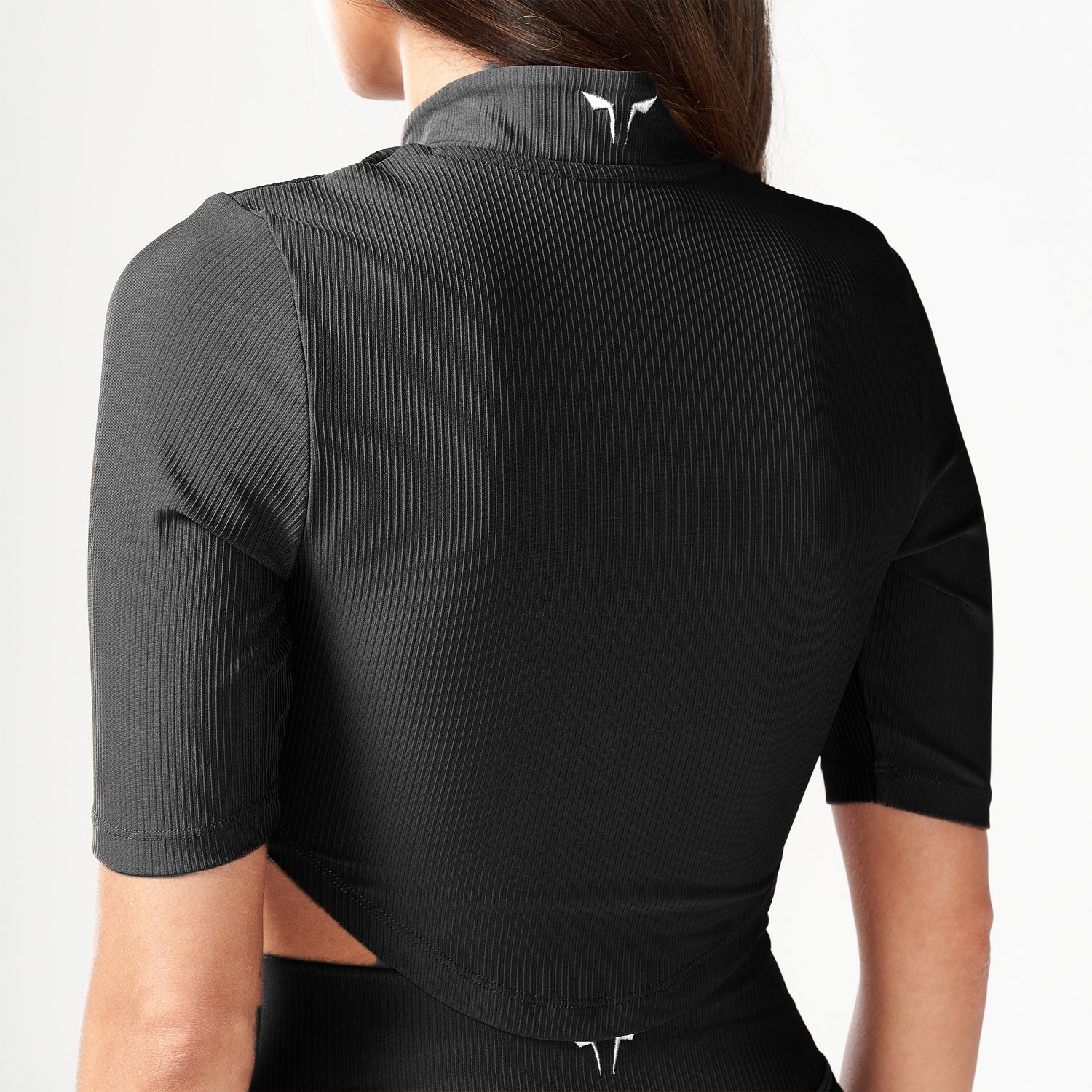 Ribbed Assymetrical Active Wear Top - Style Limits