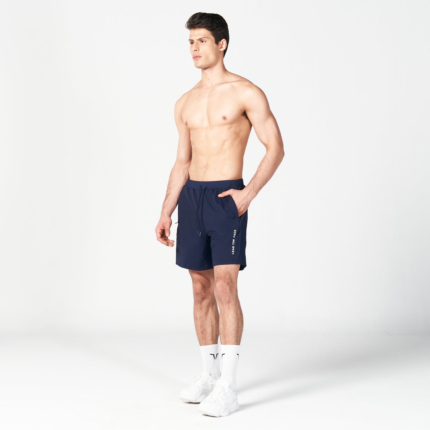 squatwolf-gym-wear-ribbed-flex-shorts-navy-workout-short-for-men