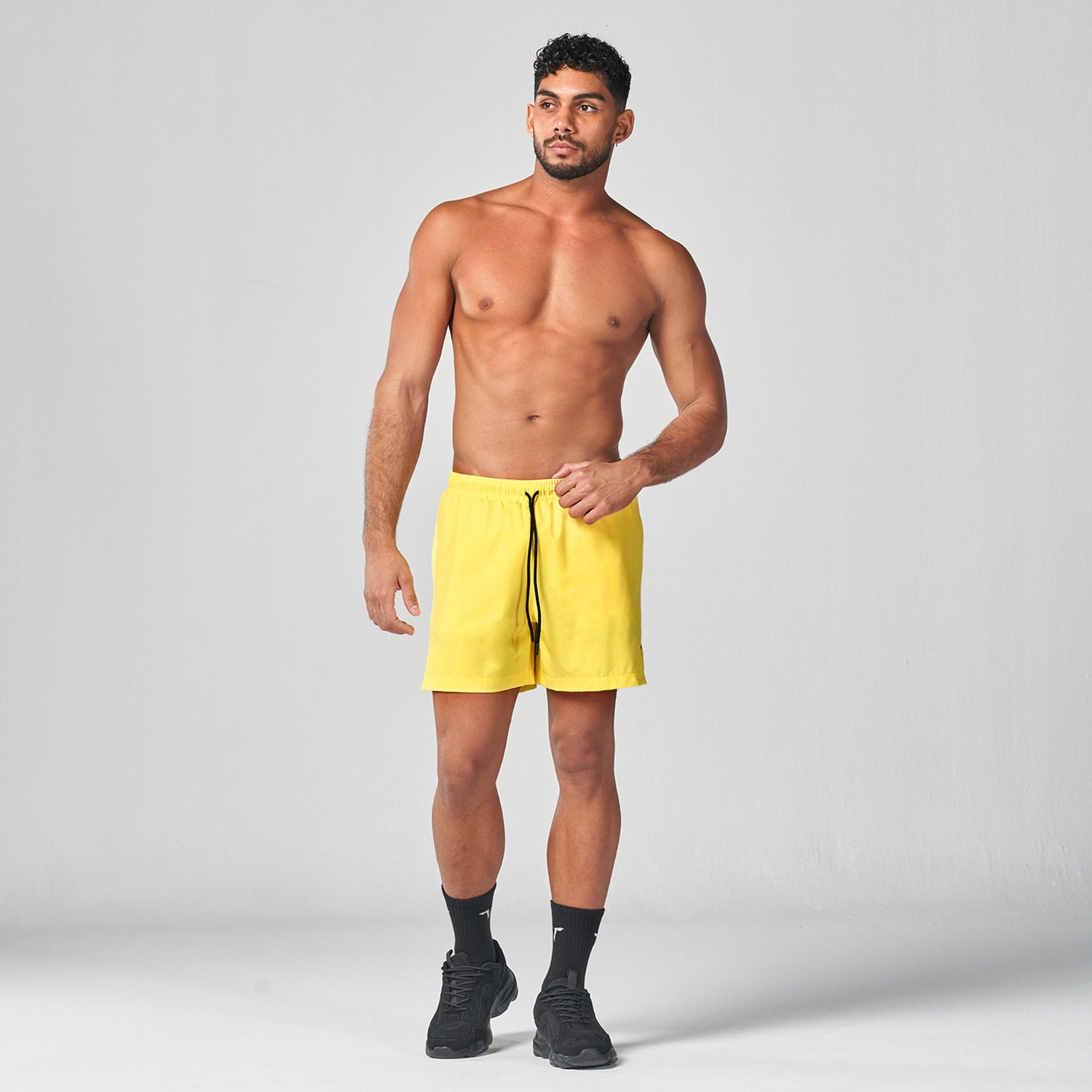  Yellow - Men's Athletic Shorts / Men's Activewear