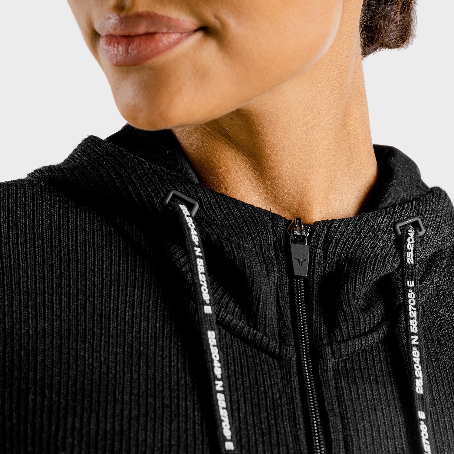 squatwolf-gym-hoodies-women-luxe-zip-up-black-workout-clothes
