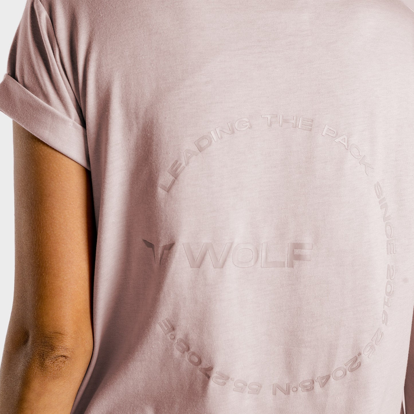 squatwolf-gym-t-shirts-for-women-luxe-oversize-tee-salmon-workout-clothes