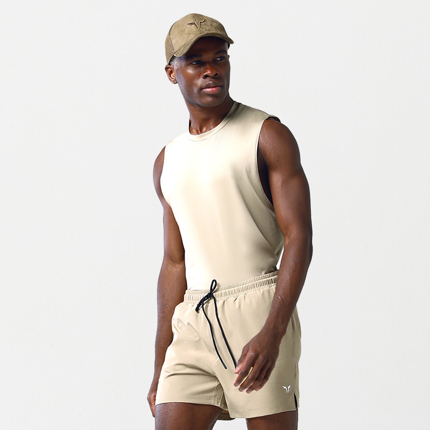 squatwolf-gym-wear-essential-gym-5-inch-shorts-sand-workout-short-for-men