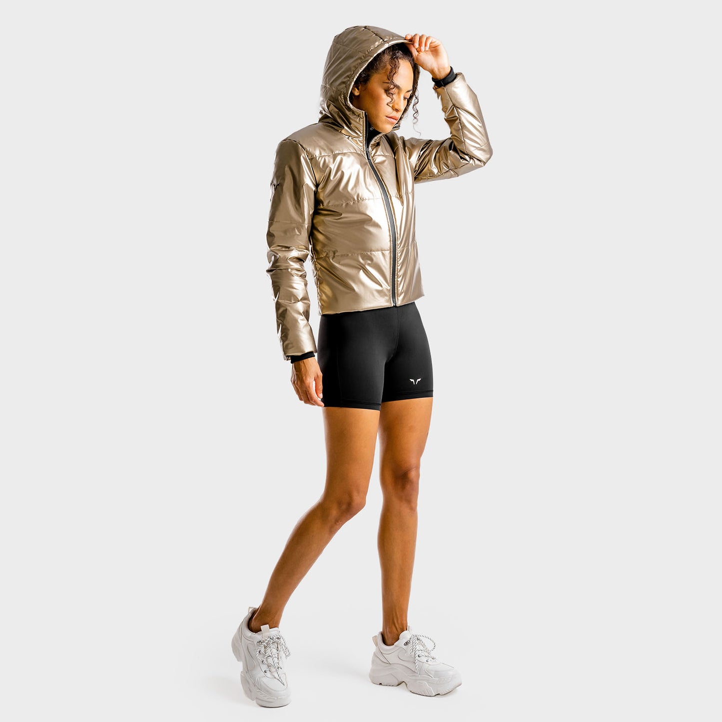 squatwolf-gym-hoodies-women-wonder-woman-gold-puffer-workout-clothes