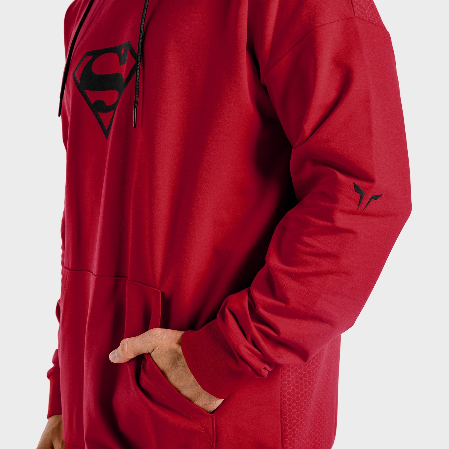 squatwolf-workout-hoodies-for-men-superman-gym-hoodie-red-gym-wear