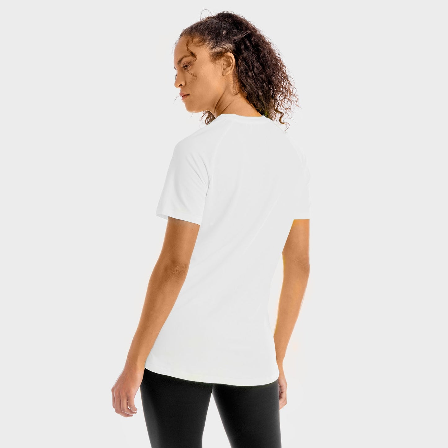 AE | Core Mesh Tee - White | Workout Shirts Women | SQUATWOLF