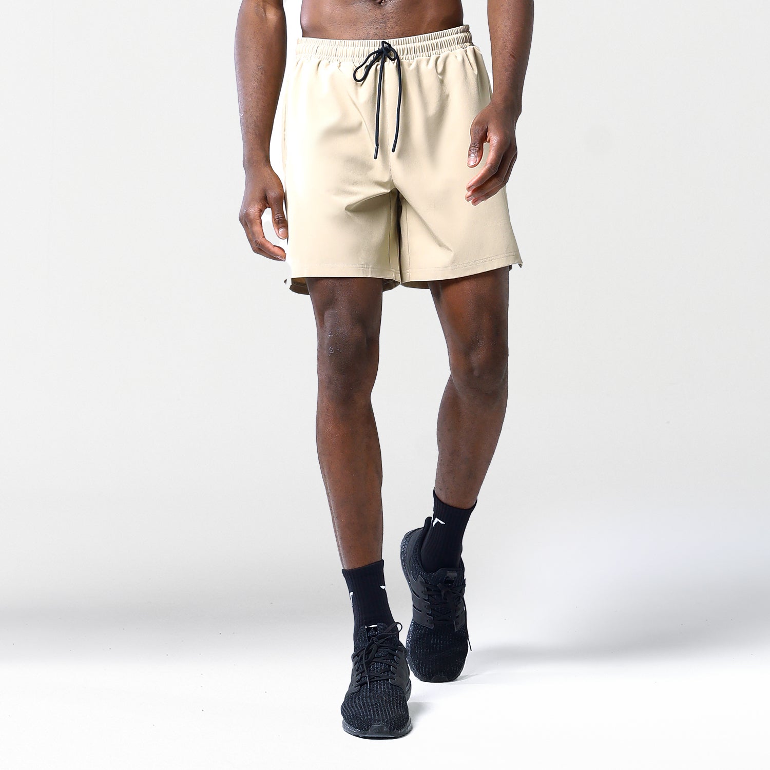 AE | Essential 7 Inch Shorts - Sand | Gym Shorts Men | SQUATWOLF