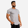 squatwolf-workout-shirts-for-men-melange-workout-tee-teal-gym-wear