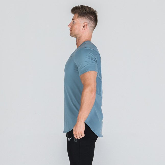 squatwolf-gym-wear-razor-back-tee-blue-workout-shirts-for-men