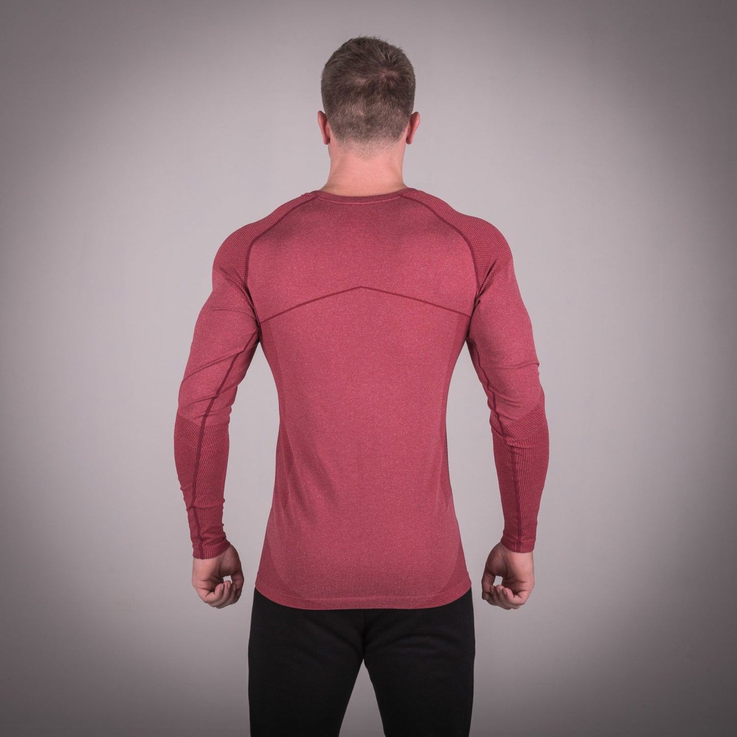Seamless Dry-Knit Tee - Bali Red in Full Sleeves