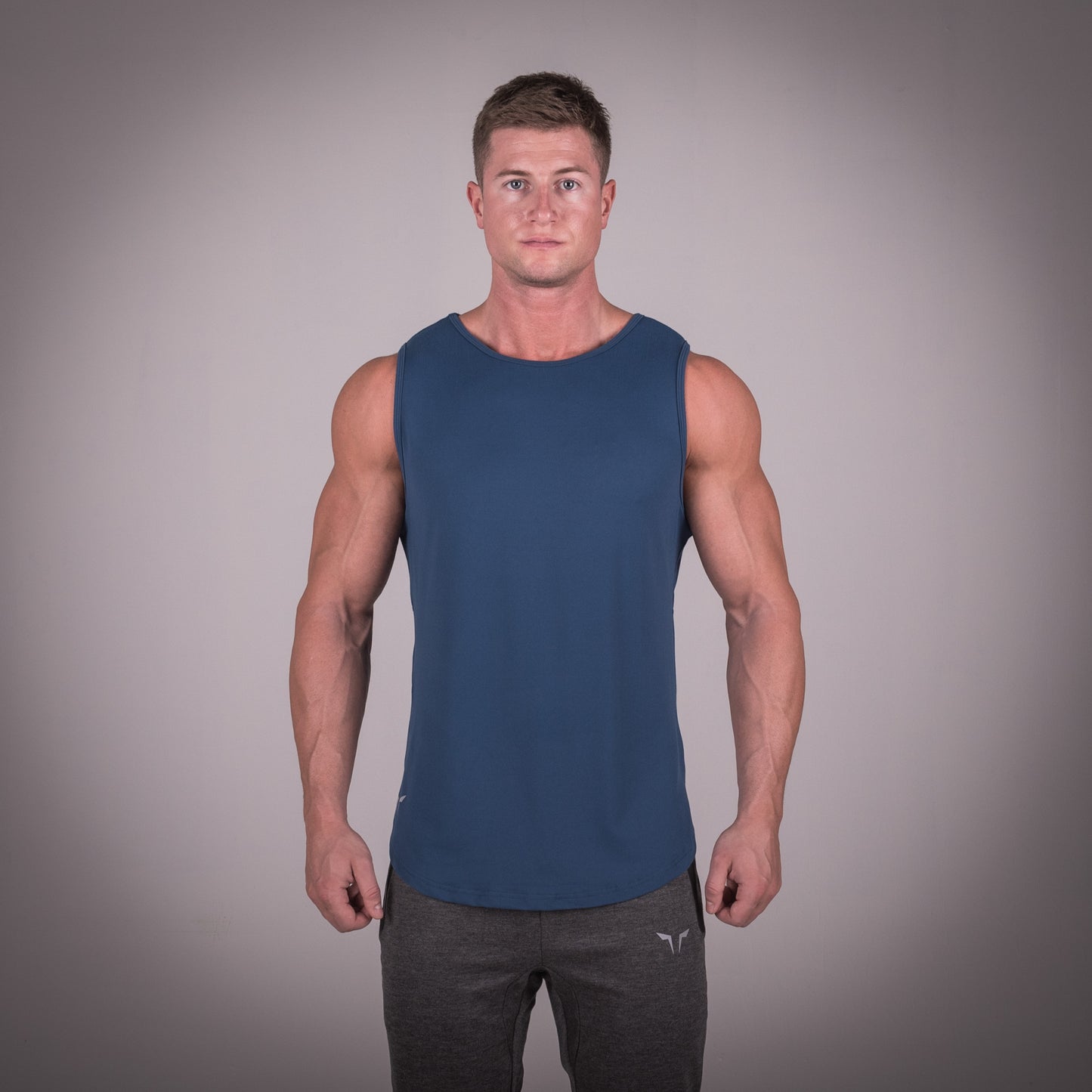 Us Muscle Tank Blue Gym Tanks Men Squatwolf 