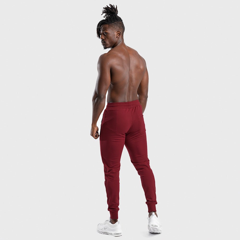 squatwolf-gym-wear-statement-classic-joggers-red-workout-pants-for-men
