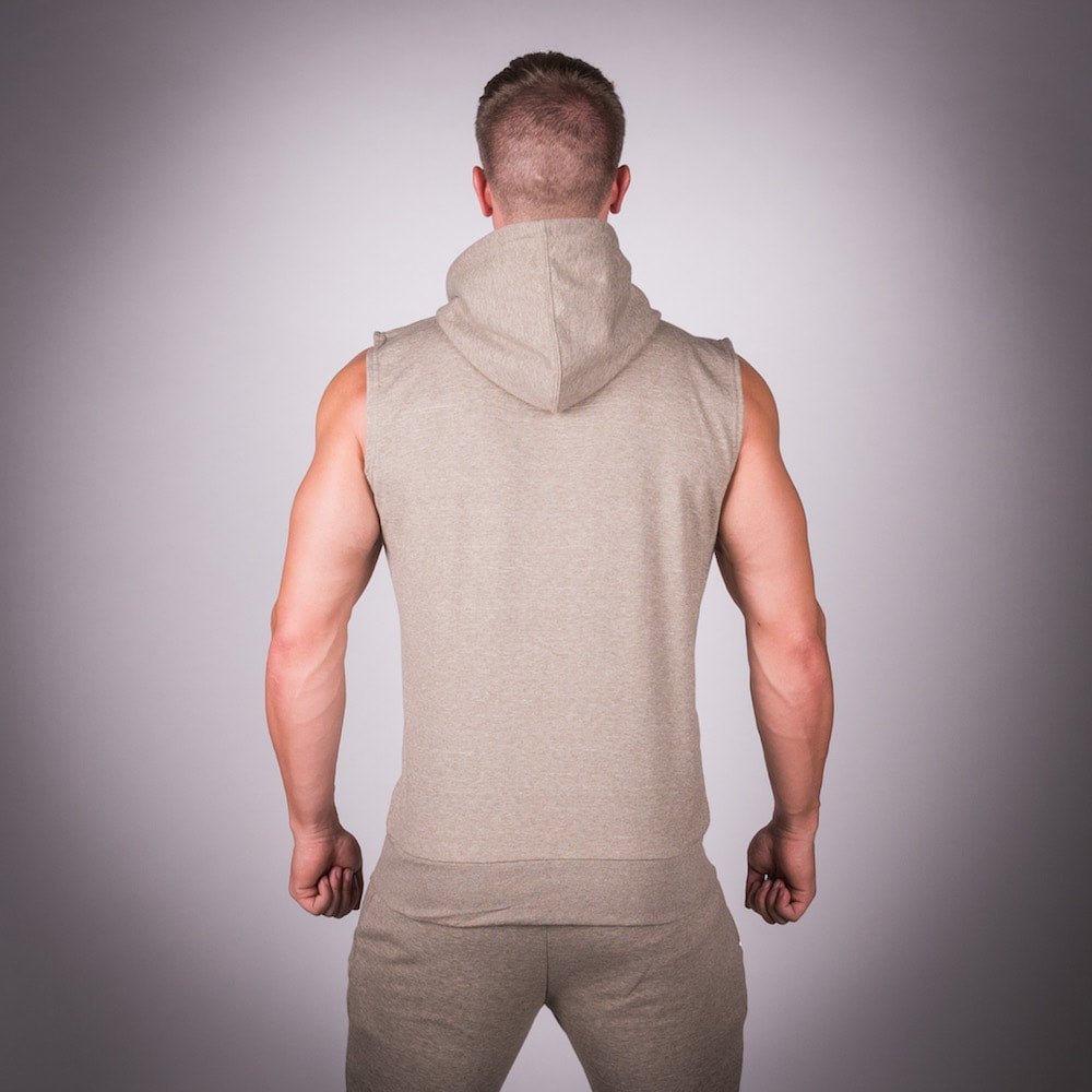 squatwolf-gym-wear-ribbed-hoodie-melange-olive-workout-hoodies-for-men