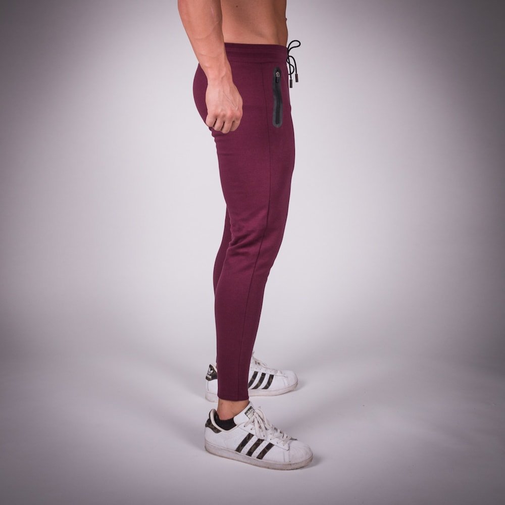 jogger pants 2.0 maroon