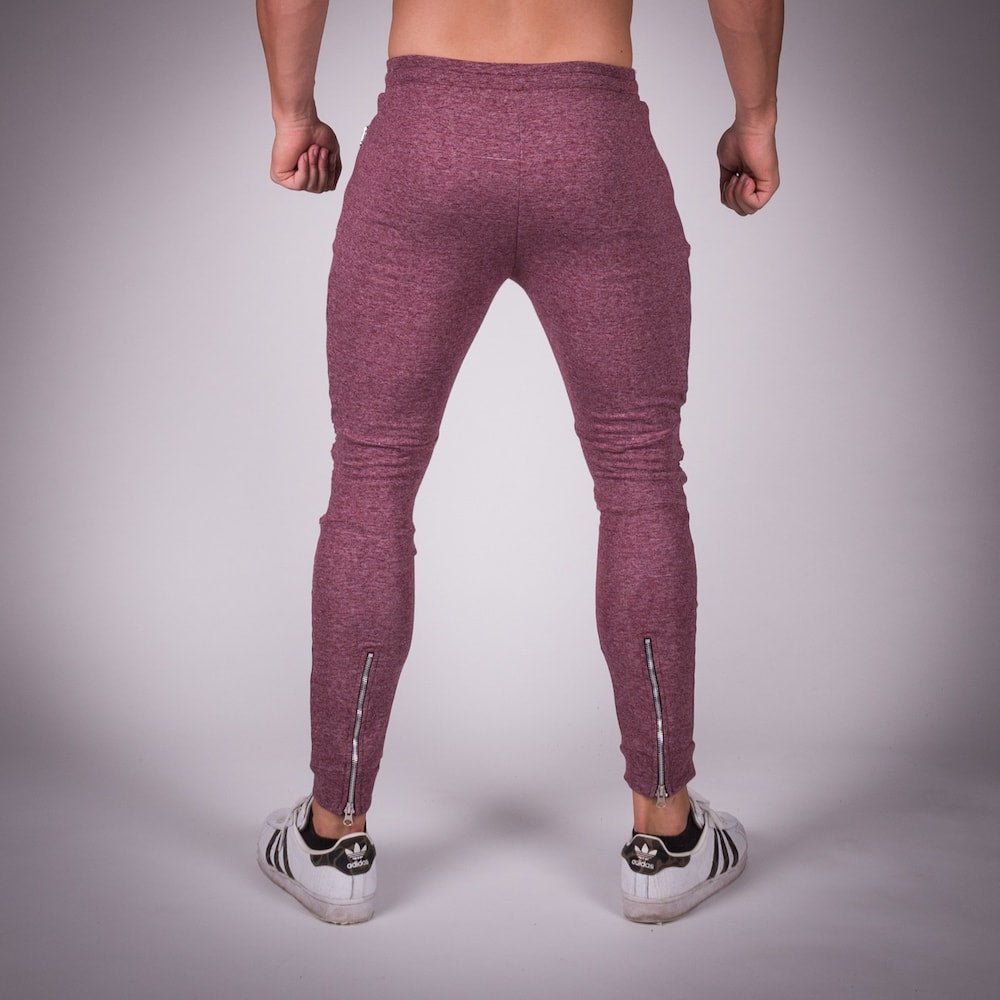 squatwolf-gym-wear-ripped-jogger-pants-maroon-workout-pants-for-men
