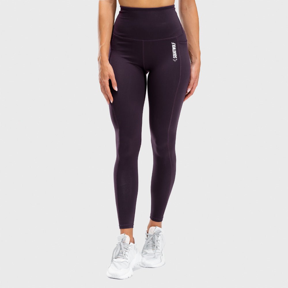 squatwolf-gym-leggings-for-women-we-rise-high-waisted-leggings-beetroot-workout-clothes