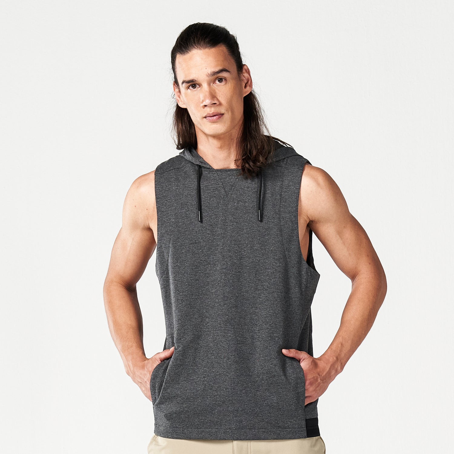 hooded workout tank