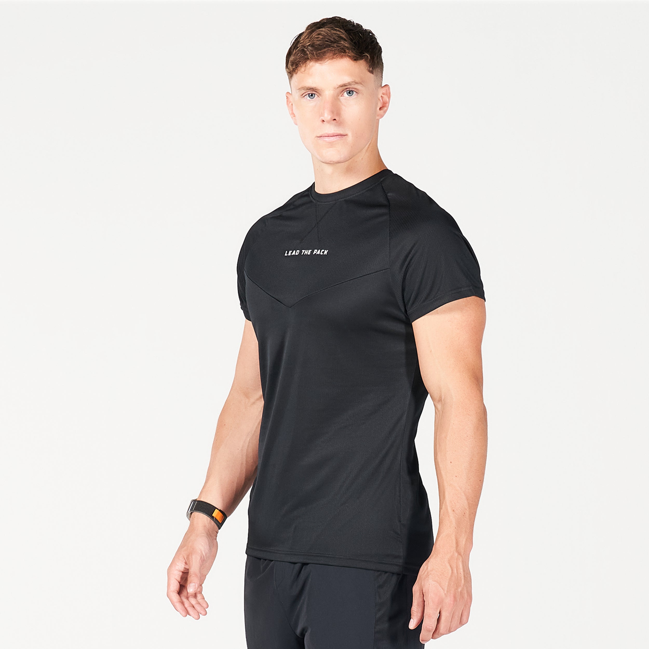 AE | Statement DryFlex Tee - Black | Gym T-Shirts Men | SQUATWOLF