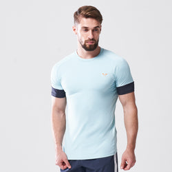 squatwolf-gym-wear-lab360-raglan-performance-tee-canal-blue-workout-shirts-for-men