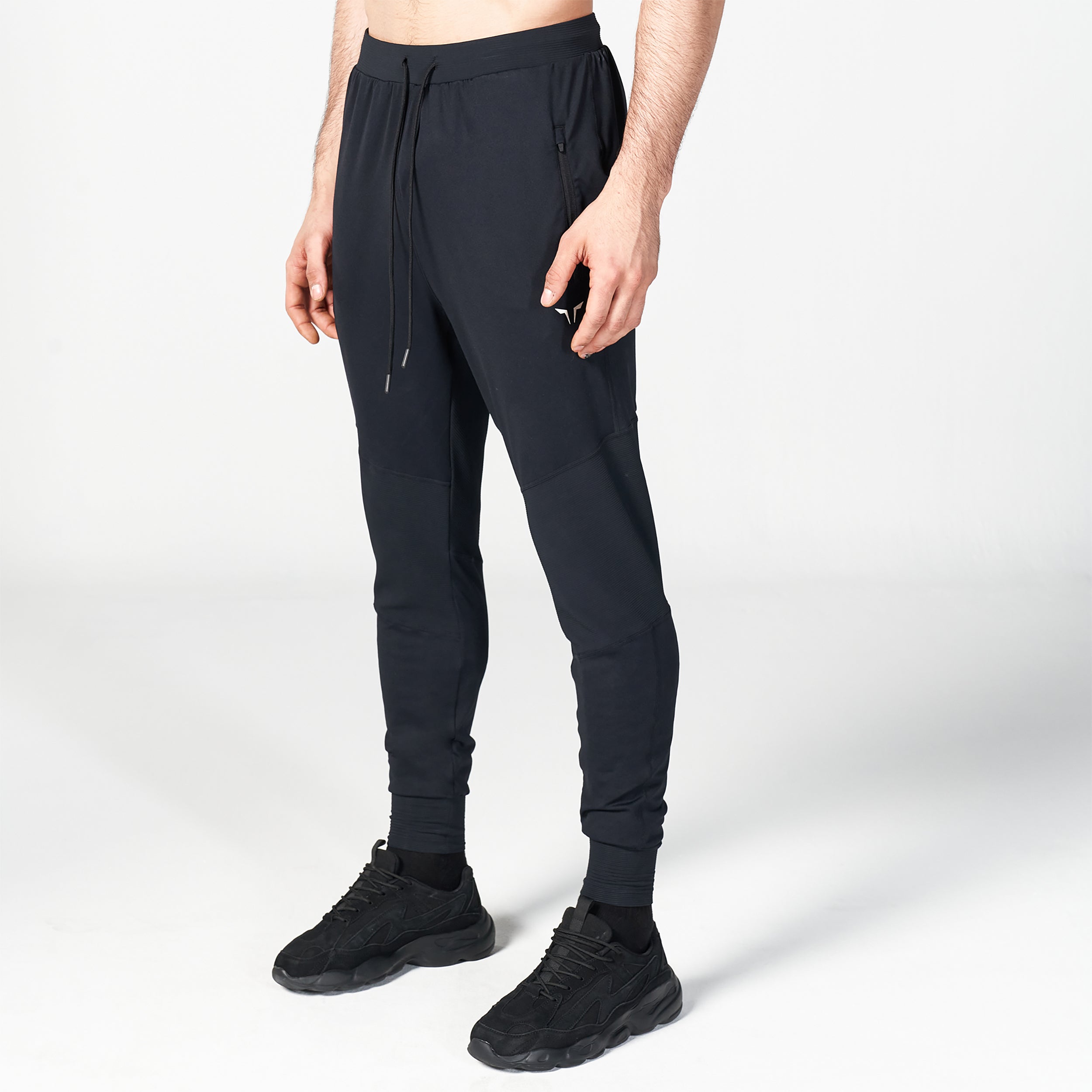 AE | Statement Ribbed Joggers Reimagined - Black | Gym Jogger Men ...