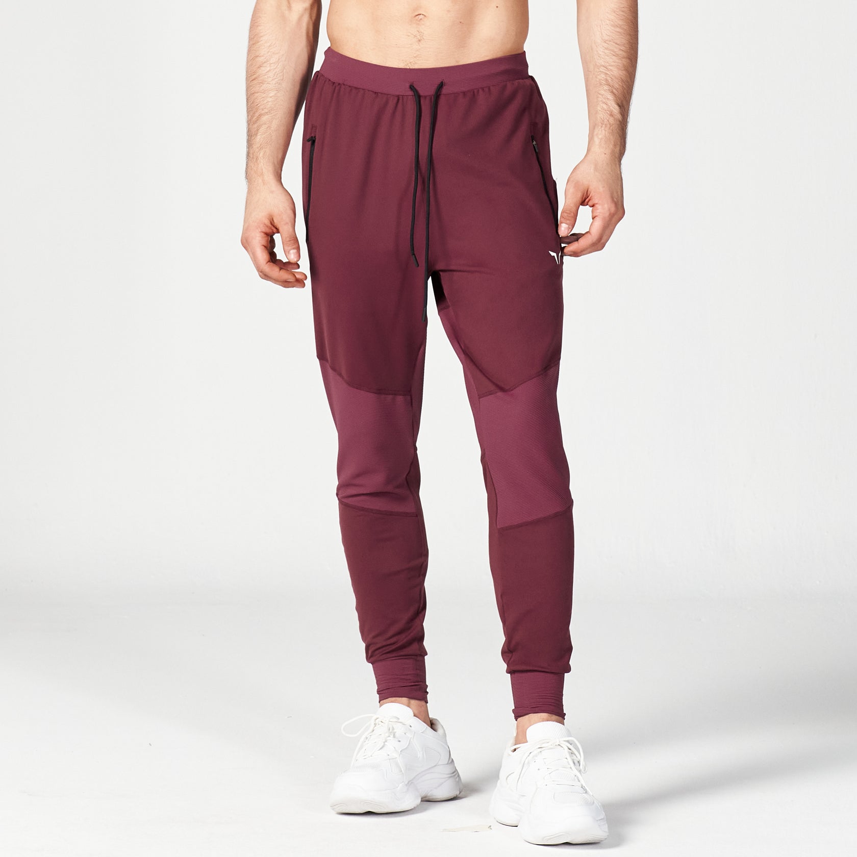 AE | Statement Ribbed Joggers Reimagined - Burgundy | Gym Jogger Men ...