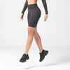 squatwolf-workout-clothes-infinity-stripe-seamless-shorts-black-gym-shorts-for-women