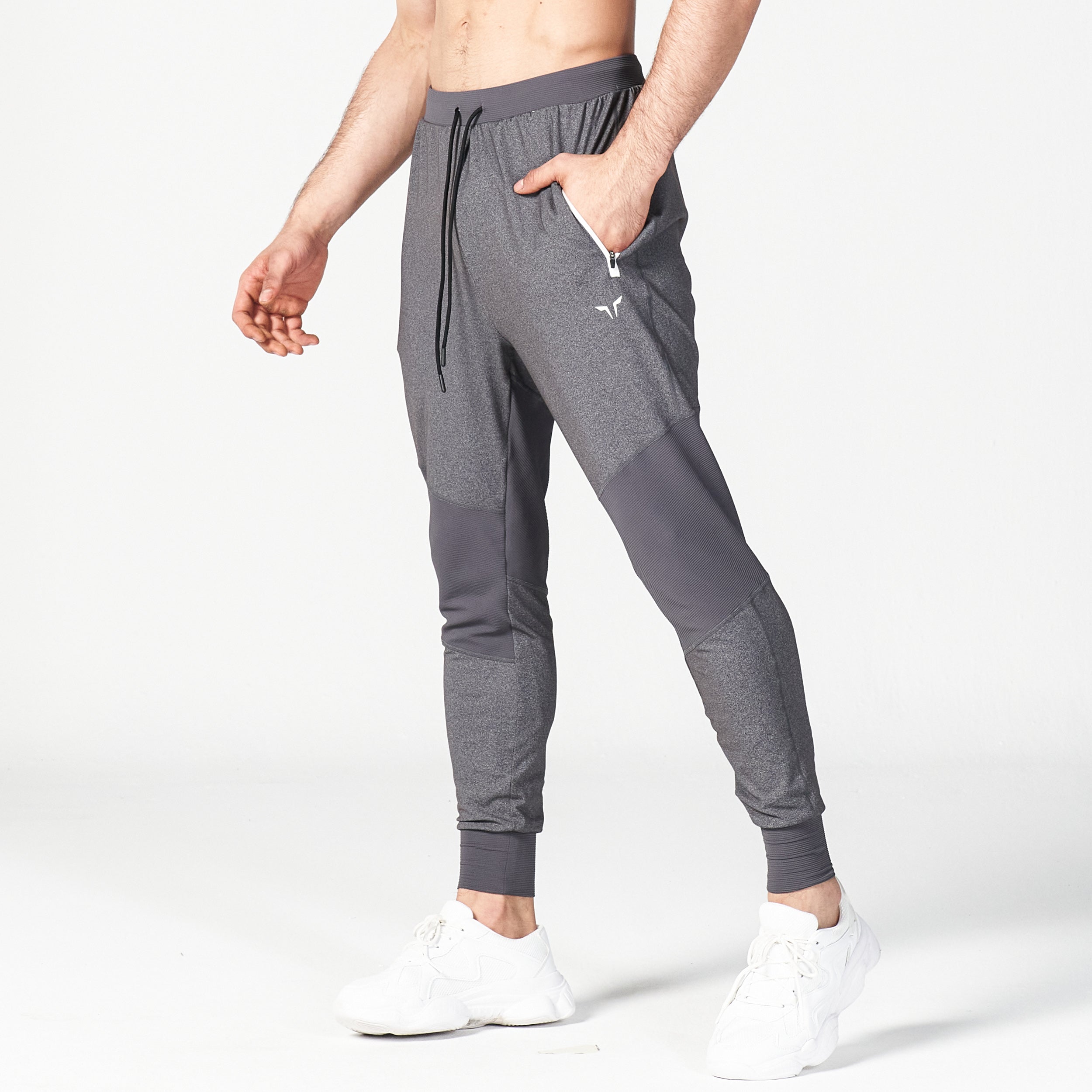 AE | Statement Ribbed Joggers Reimagined - Grey | Gym Jogger Men ...