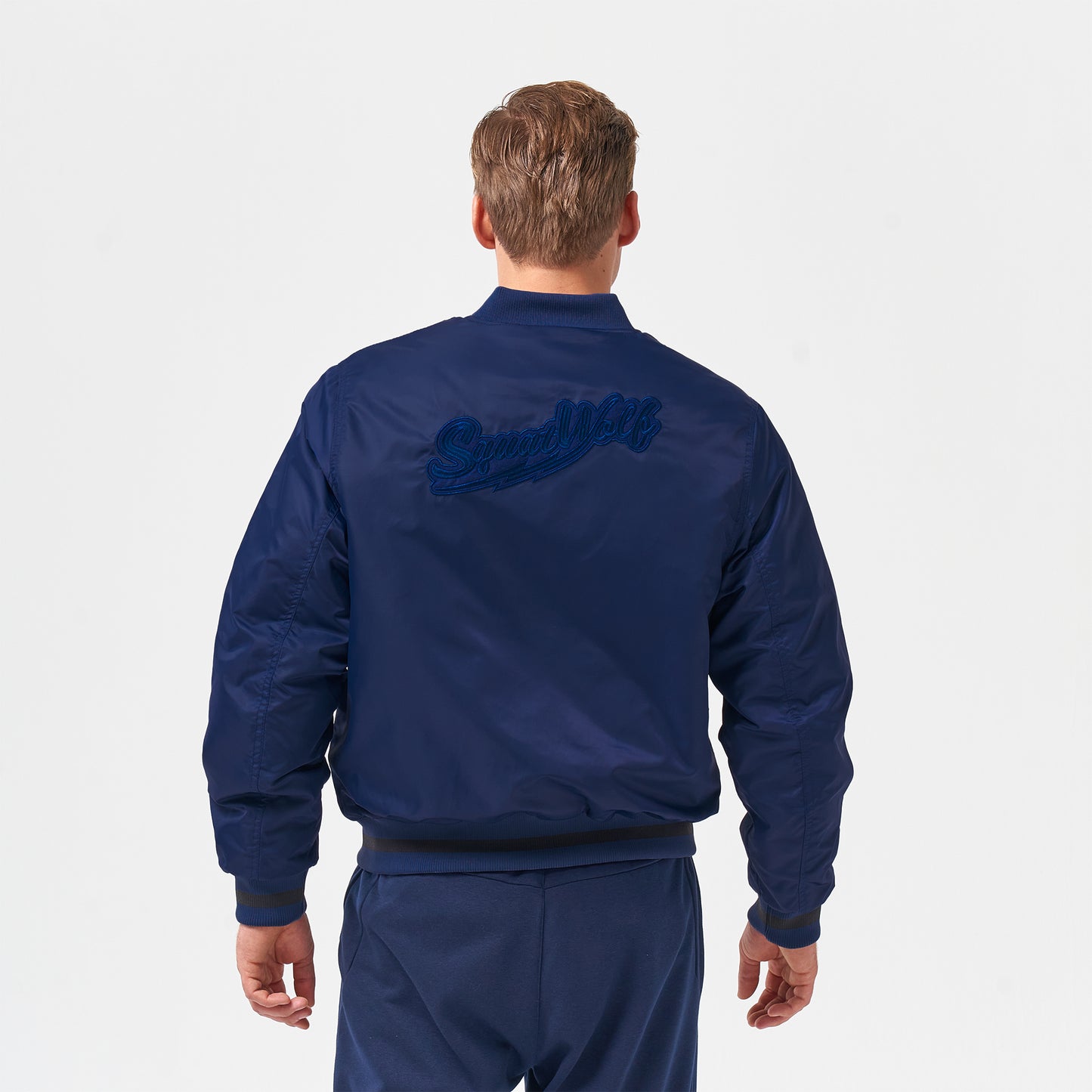 squatwolf-gym-wear-golden-era-bomber-jacket-blue-workout-tops-for-men